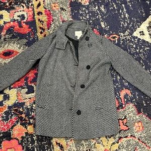 Houndstooth wool peacoat. Great condition!